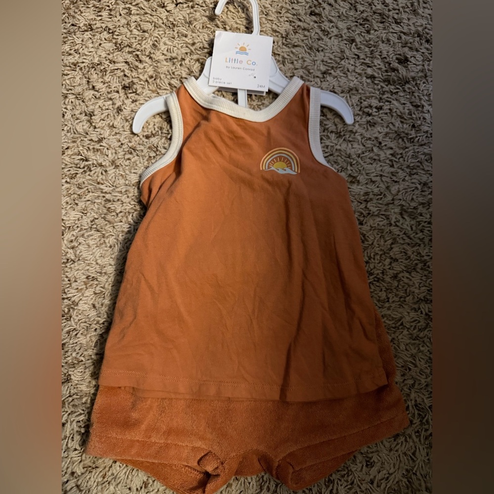 Little Co. Kids Tank & shorts